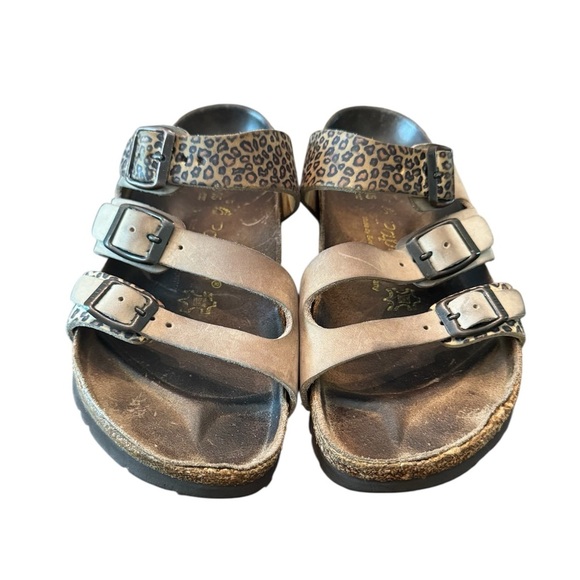 Birkenstock Papillio Leopard Print Adjustable Straps Sandals - Picture 4 of 4
